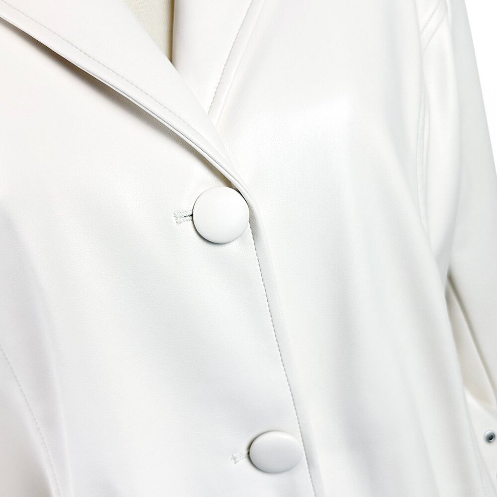 Avec Les Filles | Faux Leather Belted Long Coat | NWT - Picture 9 of 12